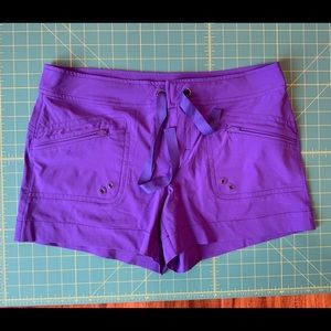 Athleta Shorts Purple Size 10 - Never Worn.